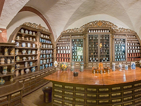 The Deutsches Apotheken Museum at Schloss Heidelberg