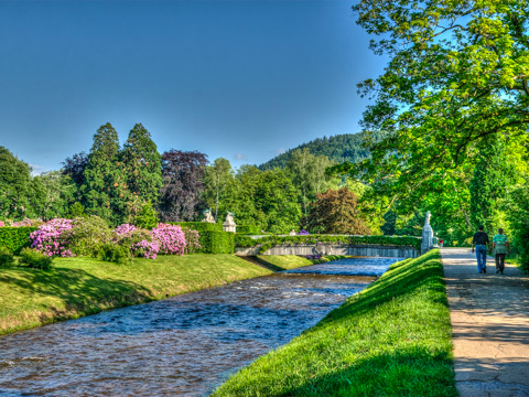 A path by the Oos River on the Lichtentaler Allee