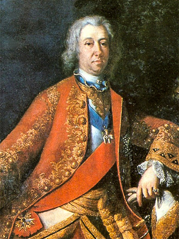 Portrait of Duke Eberhard Ludwig, Schloss Ludwigsburg near Stuttgart, Germany