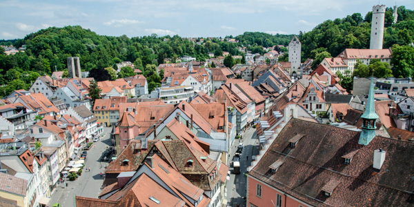 Ravensburg in Germany's Upper Swabia region of Baden-Württemburg