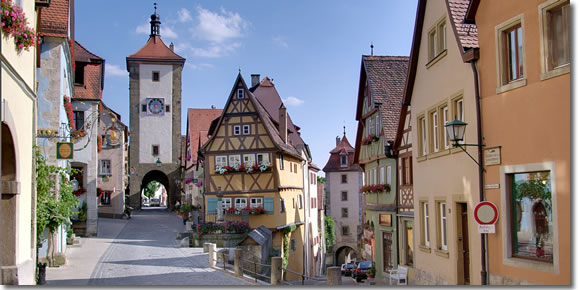 Plönlein, Rothenburg ob der Tauber, Germany