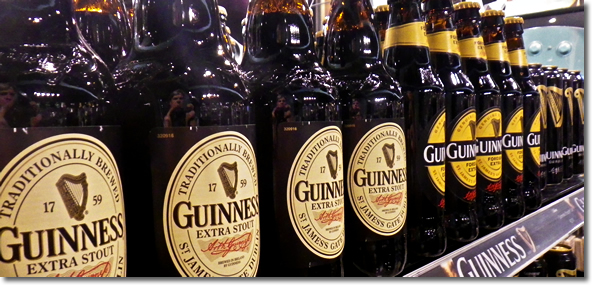 Guinness bottles