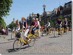 A biek tour in Amsterdam