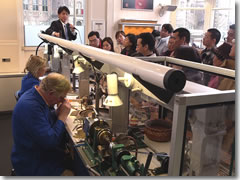 A tour group at the Coster Diamonds facility.