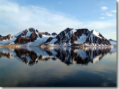 The fjords of Spitzbergen.