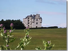 14th century Fa'side Castle outside Edinburgh, Scotland