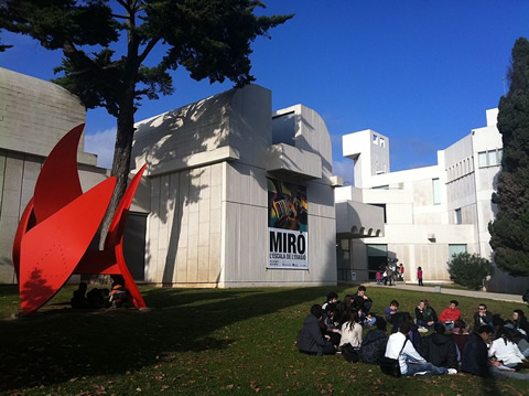 The Fundaci Joan Mir, Barcelona.