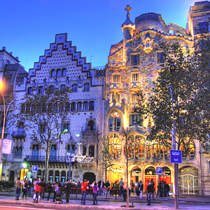 Modernisme buildings in Barcelona