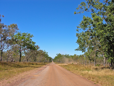 A road through the Outback of Australia