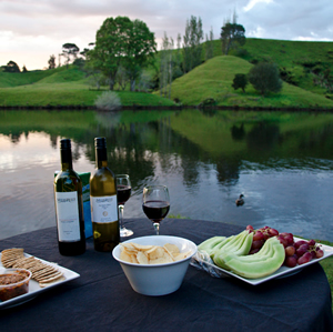 A picnic piror to kayaking Waimarino