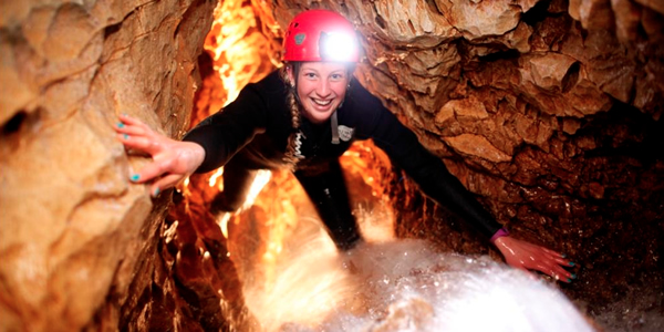 Black Water Rafting the caves of Waitomo in New Zealand