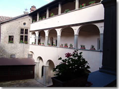 The guest wing of Santuario de la Verna, Italy