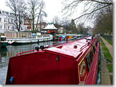 You needn't go to the French countryside to live on the water. London's "Little Venice" neighborhood is threaded with canals and lined with houseboats.