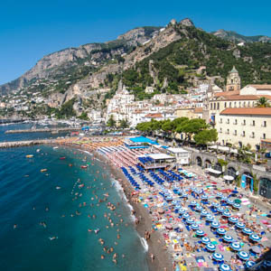 The beach at Amalfi. (Photo by rikstill)