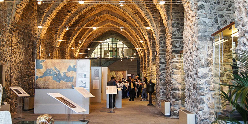 The Arsenale di Amalfi installed with the Museo della Bussola e del Ducato Marinaro di Amalfi.