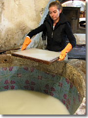 Paper-making in Amalfi's Museo della Carta