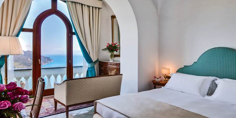 Room at Hotel Palazzo Avino, Ravello. (Photo by Palazzo Avino)