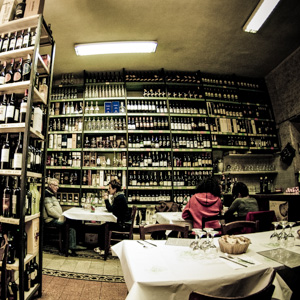 Enoteca Corsi Restaurant in Rome, Italy