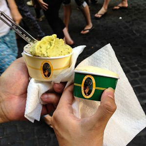 Gelateria San Crispino ice cream parlorin Rome, Italy