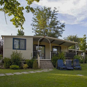 A cabin at the Flaminio Village Bungalow Park, Rome