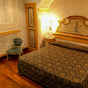 A room at the Hotel Villa San Pio in Rome, Italy