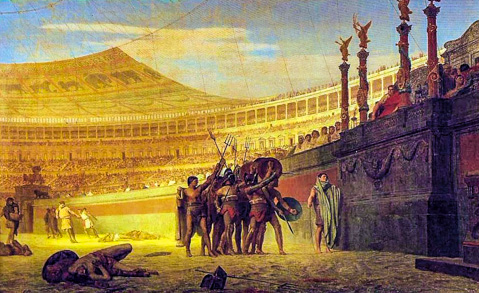 'Ave Caesar Morituri te Salutant' by Jean-Léon Gérôme (1859)..