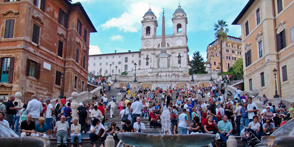 The Spanish Steps in Rome