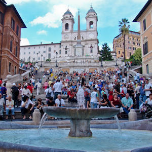 The Spanish Steps in Rome