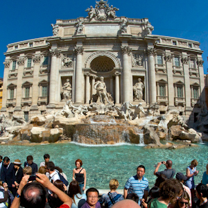 The Trevi Fountain in Rome