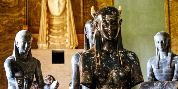 The Roman replicas room at the Vatican's Georgian-Egyptian Museum, Vatican Museums, Rome, Italy. (Photo by Robyn Lee)