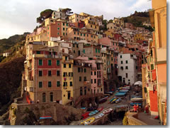 The port of Riomaggiore