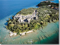 Grotte di Catullo ruins from the air