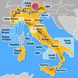 Map of italy