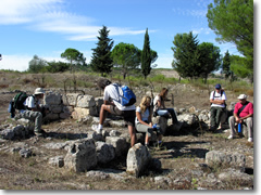 On a hike in Sicily