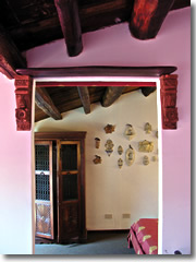 The interior of B&B Ai Cartari in Palermo