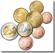 Euro coins