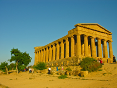 The Tempio di Concordia in Agrigento's Valle dei Templi