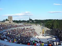 A performance at the Greek Theatre