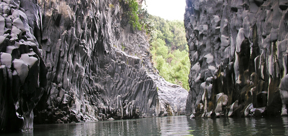 Alcantara Gorge, outside Taormina