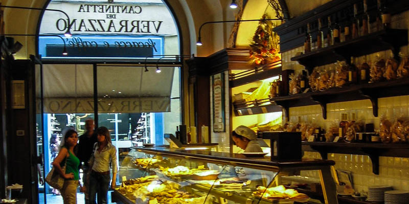 Cantinetta dei Verrazzano restaurant in Florence, Italy. (Photo by Linda S)