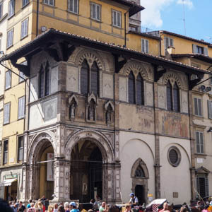 The Loggia del Bigallo, Florence. (Photo by Bruce Stokes)