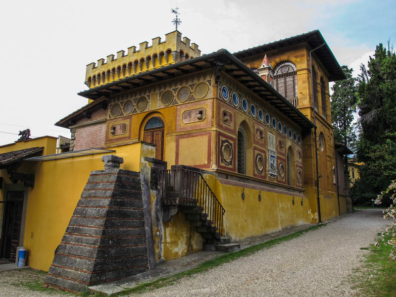 The exterior of the Stibbert Museum, Florence. (Photo by Robert Kimberly)