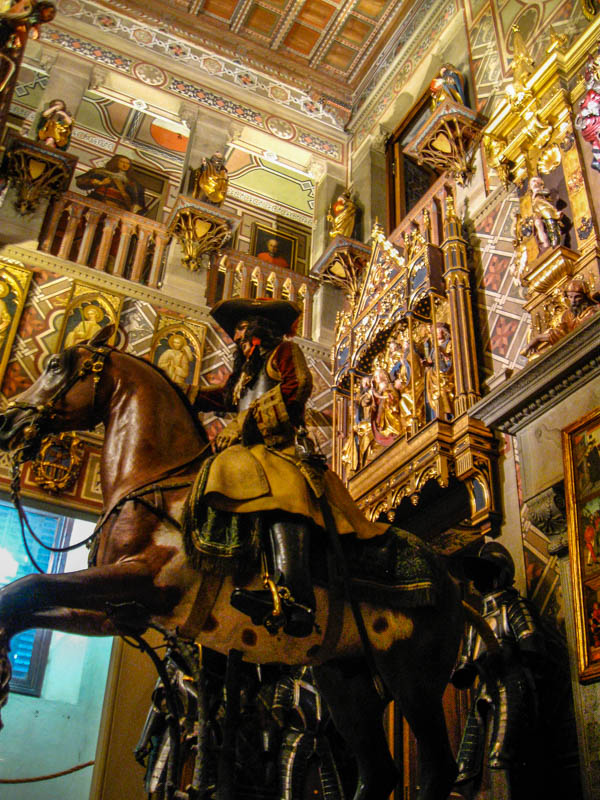 A room in the Museo Stibbert, Florence. (Photo by Robert Kimberly)