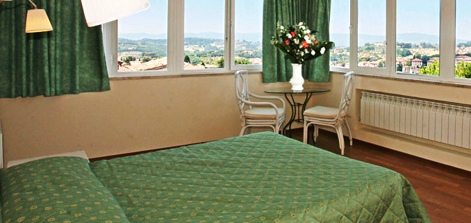 A room with a view at Hotel Duomo, Siena