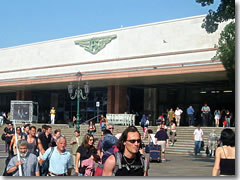 The Venezia-Santa Lucia train station (ferrovia) in Venice, Italy