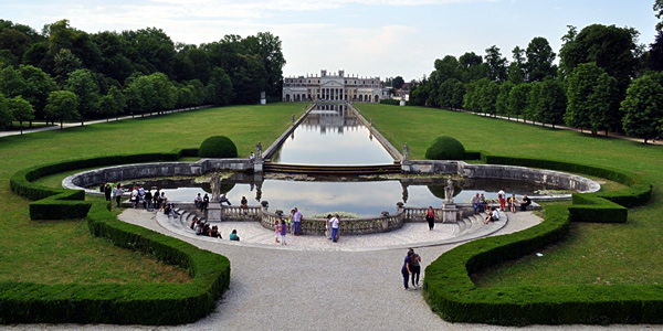 The Villa Pisani on the Brenta Canal