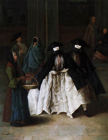 The Perfume Seller (1757) by Pietro Longhi in the Museo del '700 Veneziano in the Ca' Rezzonico, Venice