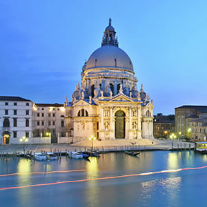 The church of Santa Maria della Salute in Venice