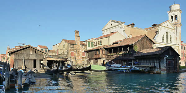 Squero San Trovaso gondola building workshop