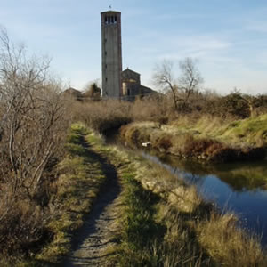 The island of Torcello near Venice